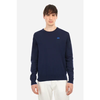Abbildung von La Martina Sweatshirt, Herren, Größe: Small, Navy (mas010yc04207017)