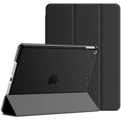 Abbildung von JETech Hülle für iPad 9 8 7 (10,2 Zoll, Modell 2021 2020 2019, 9. 8. 7. Generation), Auto Schlafen Wachen (Schwarz)