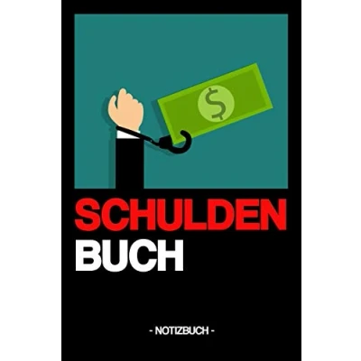 Abbildung von SCHULDEN BUCH: Notizbuch Geld Investieren Ziele Geschenk kariert ca. DIN A5