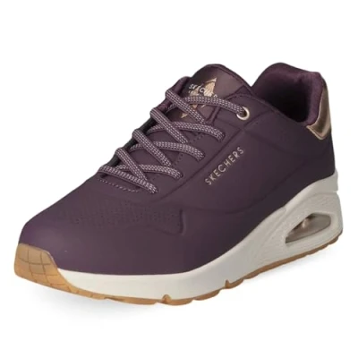 Abbildung von Skechers Damen UNO Shimmer Away Sneaker, violett, 38 EU