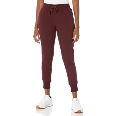 Abbildung von Amazon Essentials Damen Fleece Jogginghose (in Übergröße erhältlich), Burgunderrot, XXL