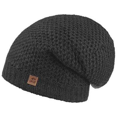 Abbildung von CHILLOUTS Herren Nele Longbeanie, 10 Black, Einheitsgröße EU