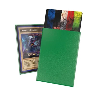 Abbildung von Ultimate Guard Cortex Sleeves Japanese Size Matte (60) (62x89mm), Farbe:Grün