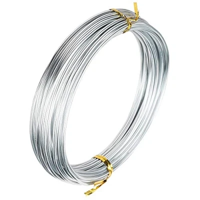 Abbildung von Ideen mit Herz Schmuckdraht zum Basteln Aluminium Draht Basteldraht Ø 2mm 10 m lang (silber)