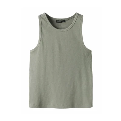 Abbildung von Nlfhinaja Crop Solid Tank Top Noos