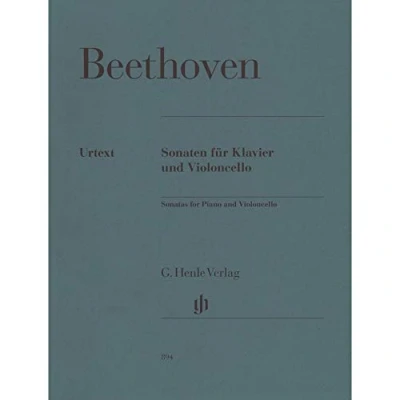 Abbildung von Sonaten für Klavier und Violoncello: Besetzung: Violoncello (G. Henle Urtext Ausgabe)