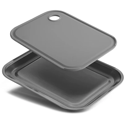 Abbildung von Hydro Flask OKPL035 CUT AND SERVE PLATTER BIRCH Flask, Steel