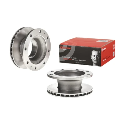 Abbildung von BREMBO 09.6763.20 Bremsscheibe 322 30 8 innenbelüftet hochgekohlt