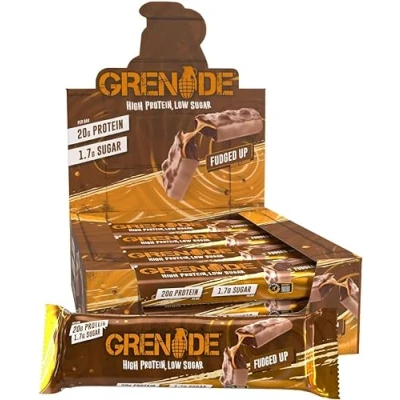 Abbildung von Grenade Fudged Up Proteinriegel Proteinreich &amp; Zuckerarm 12 x 60 g (Die Verpackung kann Variieren)