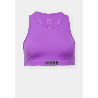 Abbildung von Puma Racerback SWIM Bikinitop, Damen, Größe: Small, Purple