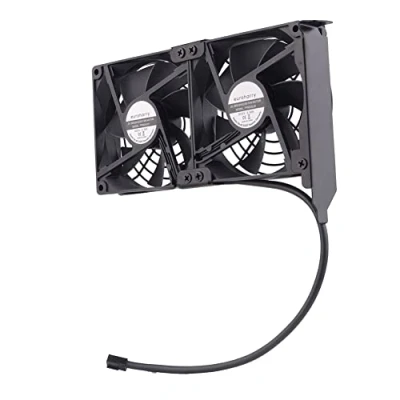 Abbildung von euroharry Grafikkarten Lüfter2 x 92 mm Hoher Luftstrom Lüfter, PCI Halterung Kühler GPU Lüfter ，unterstützt 5 V, 7V,12V unterstützt Support Mainboard sys_fan Schnittstelle