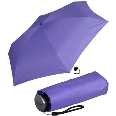 Abbildung von Doppler Super Mini Fiber Compact Taschenschirm extem leicht und klein Light Purple