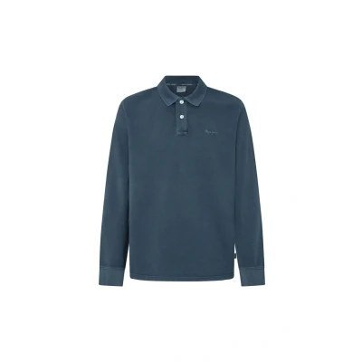 Abbildung von Pepe Jeans NEW Oliver GD LS Langarmshirt, Herren, Größe: Large, Dulwich blue