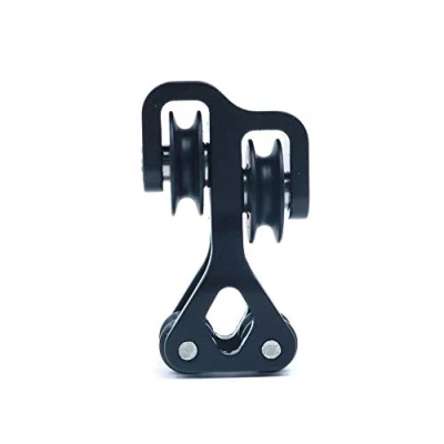 Abbildung von Namvo Bogenschießen Compound Bogen KabelRutsche Aluminiumlegierung Bogenbogen String Splitter Roller Glide Bowstring Separator Pfeil Pulley für jagdschießen schwarz