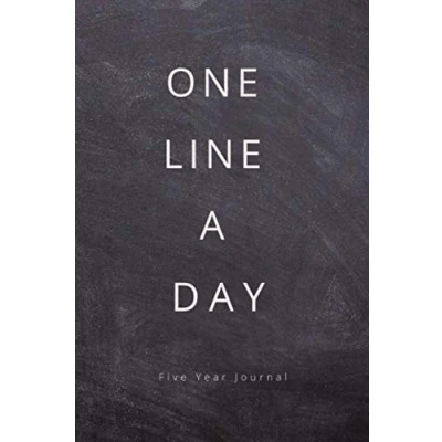 Abbildung von Five year journal one line a day: Lined and dated memory book 5 diary for daily reflections.