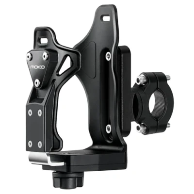 Abbildung von MoKo Flaschenhalter Fahrrad, Einstellbare Getränkehalter Motorrad für 4,8 9,1cm Flaschen, Universal Trinkflaschenhalter Fahrrad Rahmen und Lenker,passend Fahrrad/MTB/Rennrad/Kinderwagen/Roller
