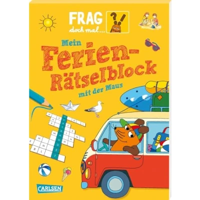 Abbildung von Frag doch mal ... die Maus: Mein Ferien Rätselblock mit der Kinderbeschäftigung ab 7