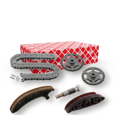 Abbildung von FEBI BILSTEIN 44973 Steuerkettensatz Simplex, mit Kettenschloss MERCEDES BENZ: CLS Coupe, GLK, C Class T modell