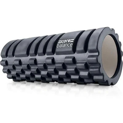 Abbildung von Core Balance Faszienrolle Rücken Wirbelsäule und Ganzkörper für Tiefengewebemassage Texturierter Sport Foam Roller zur Massage von Triggerpunkten Fitness, Gym, Physio
