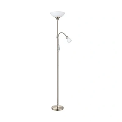 Abbildung von Eglo 82842 Standfluter UP 2 nickel matt, E27,E14 max. 1X40W,1X25W mit Kabelschalter