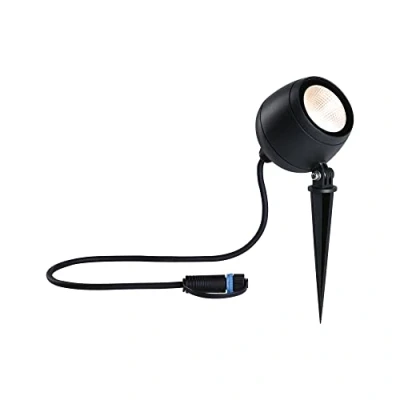Abbildung von Paulmann 94775 Plug &amp; Shine LED Gartenstrahler Kikolo IP65 7,2W 460lm dimmbar 261mm Anthrazit Kst/Alu 3000K Außenleuchte