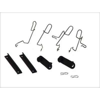 Abbildung von QUICK BRAKE 109 1188 Zubehörsatz, Scheibenbremsbelag PEUGEOT: 306 Saloon, 106 II Hatchback, CITROËN: BX Hatchback