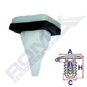 Abbildung von ROMIX B25237 Clip, Zier /Schutzleiste