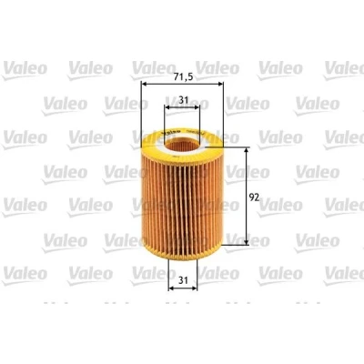 Abbildung von VALEO 586504 Ölfilter Filtereinsatz OPEL: Meriva A, Astra H Caravan, Hatchback, HONDA: CIVIC 7 Hatchback
