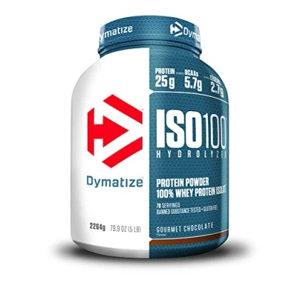 Abbildung von Dymatize ISO 100 Hydrolyzed Gourmet Chocolate 2264g Whey Protein Hydrolysat + Isolat Pulver