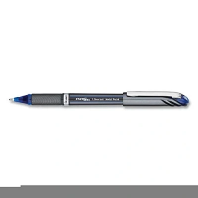 Abbildung von Pentel Tintenroller EnerGel XM BL30, Kugelschreiber 1 mm, vorgezeichnet 0,5 blau