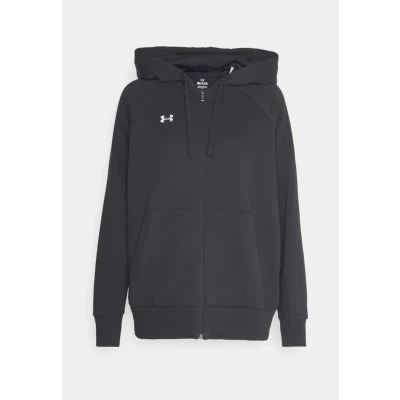 Abbildung von Under Armour Rival Hoodie Sweatjacke, Damen, Größe: XS, Black/white