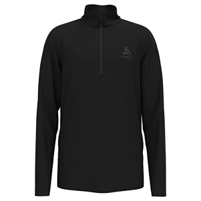 Abbildung von Odlo Kinder Langarm Shirt mit halben Reißverschluss BERRA, black, 116