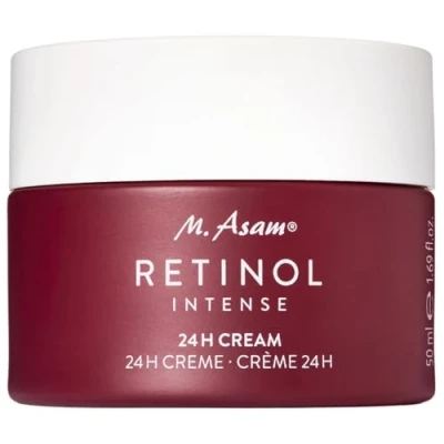Abbildung von M. Asam RETINOL INTENSE 24h Cream (50ml) pflegende Gesichtscreme für effektive Faltenglättung &amp; gegen Anzeichen der Hautalterung, mit Retinol, Hyaluron Sheabutter, vegane Anti Aging Gesichtspflege