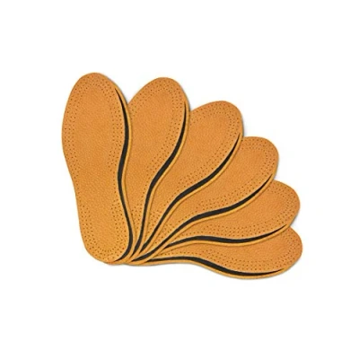 Abbildung von 6 Paar Schuheinlagen Set Kaps Leather Carbon Aus Hochwertigem Natürlichem Leder und Aktivkohle Elegant Bequem Verschiedene Größen (Men / 12 UK 46 EUR)