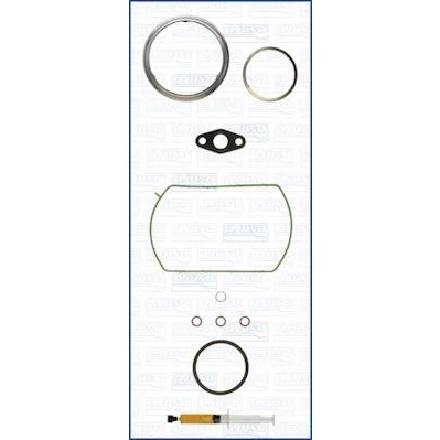 Abbildung von AJUSA JTC12083 Montagesatz, Lader with studs, syringe oil mit Dichtungen Montageanleitung