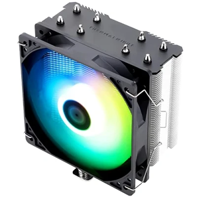 Abbildung von Thermalright AssassinX120 SE ARGB CPU Luftkühler, AX120 ARGB, 4 Heat Pipes, TL C12C S PWM Leise Fan Kühler mit FDB Lager, Für AMD AM4/Intel 1700/1150/1151/1200, Kompatibel Desktop