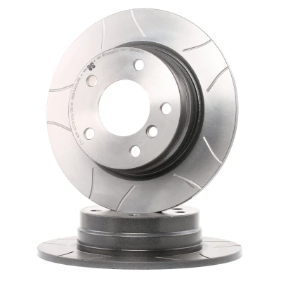 Abbildung von BREMBO MAX LINE 08.5366.76 Bremsscheibe 280 10 5 voll, geschlitzt beschichtet mit Schrauben BMW: 3 Saloon, Coupe, Touring
