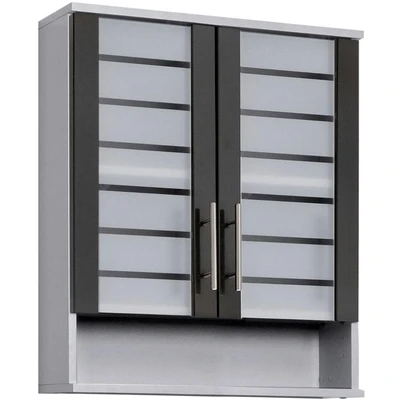 Abbildung von Schildmeyer Hängeschrank »Nikosia« Breite 60 cm, mit Glastüren, hochwertige MDF Fronten, Metallgriffe