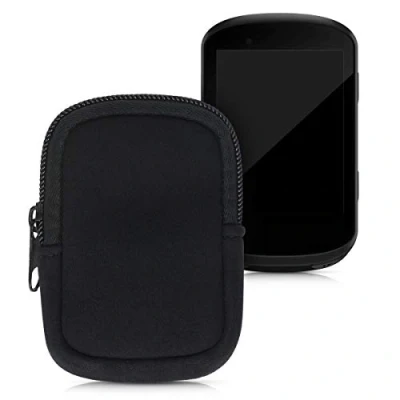 Abbildung von kwmobile Tasche kompatibel mit Garmin Edge 530/830 Fahrrad GPS Neopren Hülle Schutzcover Navi in Schwarz