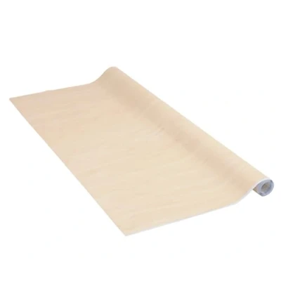 Abbildung von Vénilia Klebefolie Deco Standard, Ahorn Holzoptik, 45 cm x 2 m, selbstklebende Möbelfolie, Dekofolie, Küchenfolie, Tapete, PVC ohne Phthalate, Made in EU