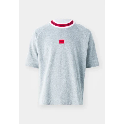 Abbildung von HUGO Jaxon Nachtwäsche Shirt, Herren, Größe: Large, Medium grey
