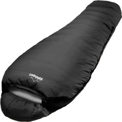 Abbildung von Gipfelsport Ultraleicht Schlafsack 4 Jahreszeiten [ 20C, 5C] Ultralight Sleeping Bag [1550g] Ultraleichter Mumienschlafsack für den Winter [300GSM] Trekking Outdoor und Camping