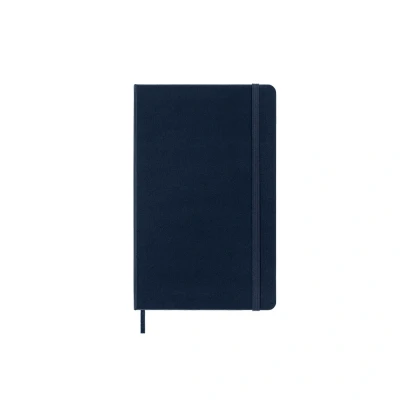 Abbildung von Moleskine Notizbuch Large Liniert Fester Einband Saphir