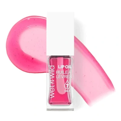 Abbildung von Wet n Wild Getöntes Lip Oil, Pflegendes &amp; Nicht Klebriges Rosa Lipgloss Mit 7 Natürlichen Ölen, Leichte Formel Für Spiegelähnlichen Glanzeffekt, Farbton Sweet Cherries
