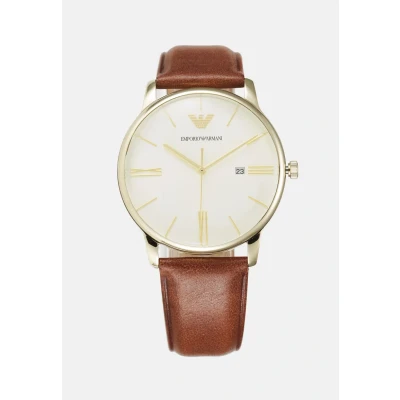 Abbildung von Emporio Armani Minimalist Uhr goldcoloured, Herren, Größe: One Size, Gold coloured