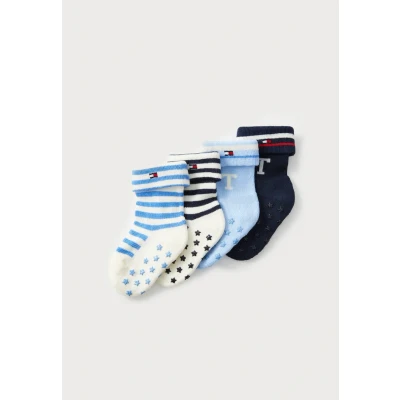 Abbildung von Tommy Hilfiger Socken »TH BABY SOCK 4P FOLD OVER STRIPE ECOM«, (4er Pack)