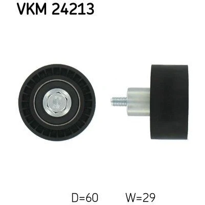 Abbildung von SKF VKM 24213 Umlenk /Führungsrolle, Zahnriemen mit Befestigungsmaterial