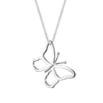 Abbildung von Elli Halskette Damen Schmetterling Anhänger Filigran in 925 Sterling Silber