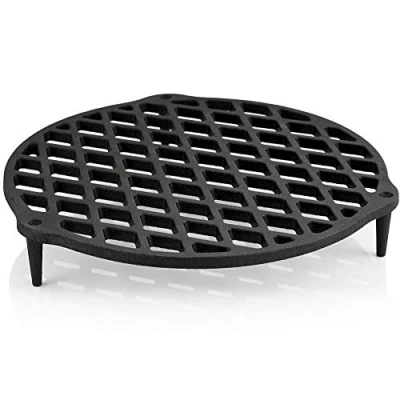Abbildung von BBQ Toro Gusseisen Stapelrost Einsatz für Dutch Oven, Ø 30 cm, rund 12 QT Oven Erhöhung, Gusseisenrost, Grillrost, Ofenrost, Gussrost
