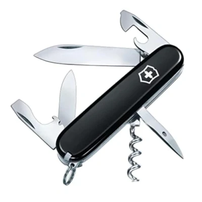 Abbildung von Victorinox Schweizer Taschenmesser, Spartan, Multitool, Swiss Army Knife mit 12 Funktionen, Klinge, Korkenzieher, Dosenöffner